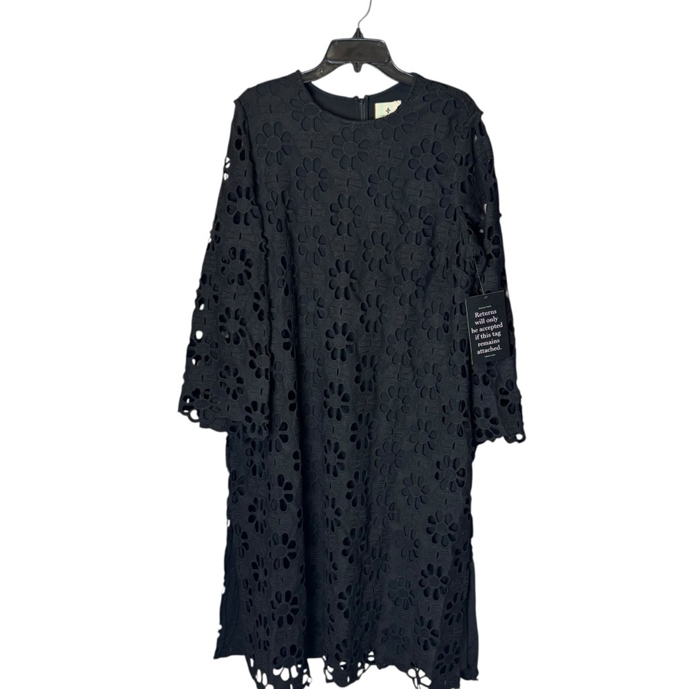 NWT Tuckernuck Noir Eyelet Hutton Dress Classy - Picture 4 of 13